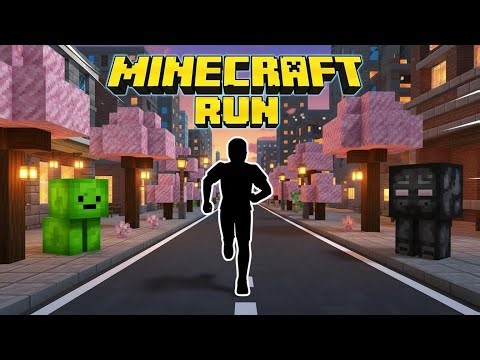 MINECRAFT SURVIVAL Immersive Interactive Warm Up | Run from the Creeper | Viral Interactive Game⚡