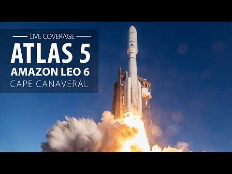 Watch live: ULA Atlas 5 rocket launches from Cape Canaveral with 29 Amazon Leo satellites
