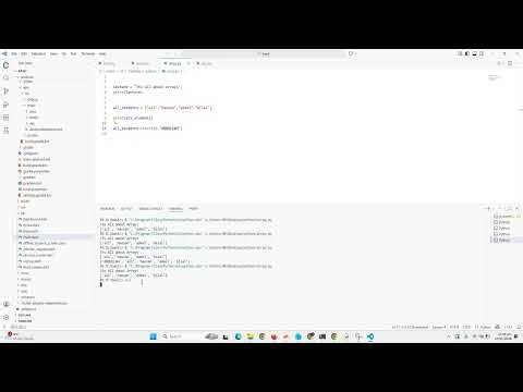 Python Arrays Tutorial for Beginners | Create, Print, Add & Remove Values