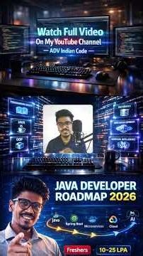 Java Developer Roadmap 2026 | How to Learn Java Step by Step (Complete Guide) #shorts #java