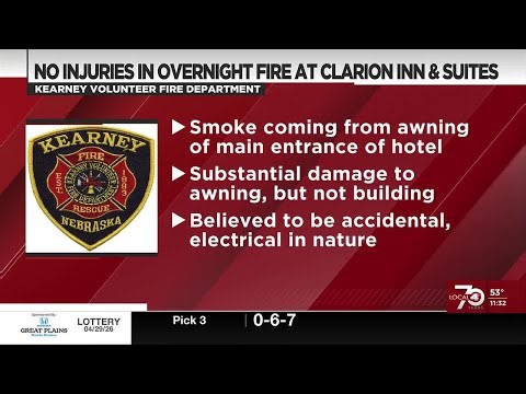 Fire at Kearney hotel