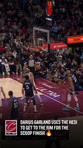 Darius Garland's hesitation crossover to scoop finish 🔥 #NBA #basketball