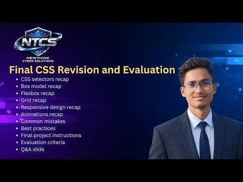 Final CSS Revision & Evaluation