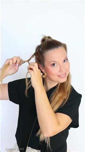 The easiest hairstyle for busy mornings #easyhair #momlifehair #quickhairstyle #hairstyleideas