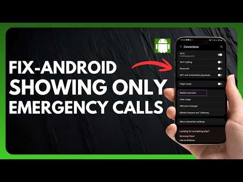 Android Showing Emergency Calls Only | Fix