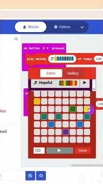 Micro bit for beginner learning. lessons 18. Coding lessons how to put songs 🎵 #microbit #robot