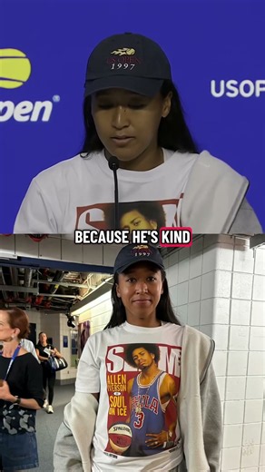 Naomi Osaka talked about her Allen Iverson shirt at the US Open 🏀