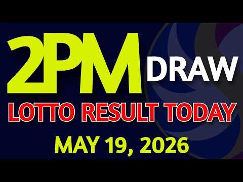2pm Lotto Result Today May 19, 2026 Swertres Ez2 PCSO
