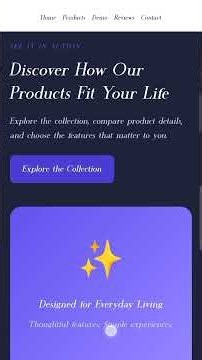 product showcase platform demo/web development project