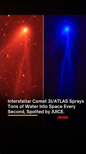 🌌 Interstellar Comet 3I/ATLAS Is Spraying Water Into Space 💧