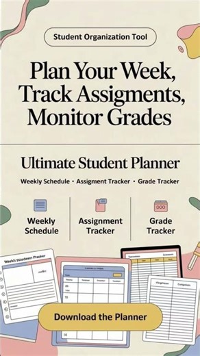 The Student Planner That Fixes Your Entire Semester