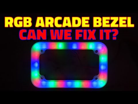Repairing an arcade coin-mech RGB chasing bezel