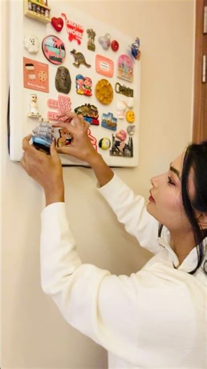 My Magnets Collection 😱 #crafteraditi #collection #shorts #unboxing #magnet @CrafterAditi