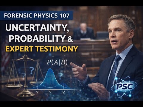 Forensic Physics 107: Uncertainty, Probability, and Expert Testimony