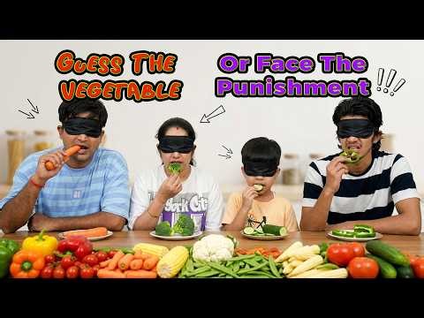 Blindfold Vegetable Challenge: Electric Shock Edition! ⚡️🥦