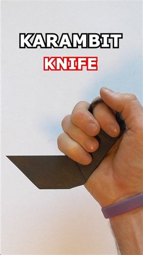 Easy Knife Paper Weapon Tutorial | ORIGAMI FOLDING TUTORIAL STEP BY STEP INCLART