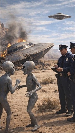 Alien vs Policías 👮‍♂️👽🎶