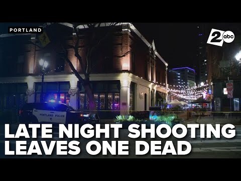 Man dead, another injured after late night shooting in downtown Portland