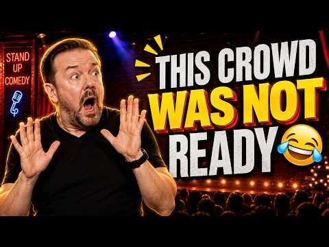 Ricky Gervais - (StandUp Comedy) : Destroys the Crowd With One Joke