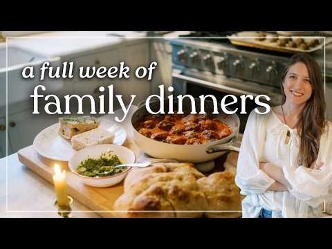 Eat Out Less, Cook More | A Full Week of Family Dinners