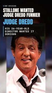 Stallone Wanted Judge Dredd Funnier. His 26-Year-Old Director Wanted It Serious. It Flopped.