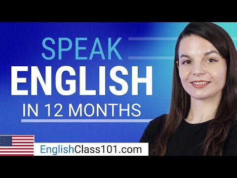 You just need 12 months to learn English!
