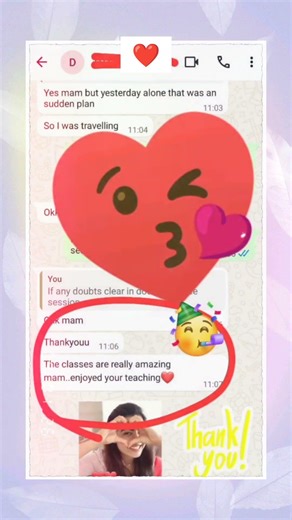 After joining our Chemistry Crash Course, students understand better, panic less,and gain confidence