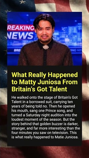 What Really Happened to Matty Juniosa From Britain's Got Talent