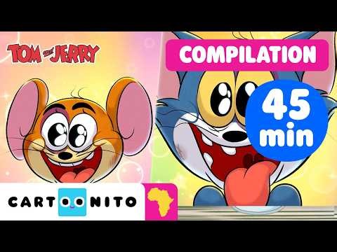 Tom & Jerry Epic Showdowns | Wild & Wacky Compilation | Tom and Jerry | Cartoonito Africa