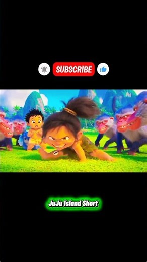 Juju Got Surrounded by Monkeys 😱🐒 Then Gigi Appeared! 😂 | #Shorts