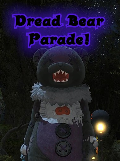 All Saints Wake Parade FFXIV — Gridania Bear Photo at 6:30 PM CST