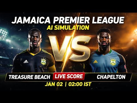 🔴 Treasure Beach vs Chapelton | AI Simulation | Live Score | FútbolStream360