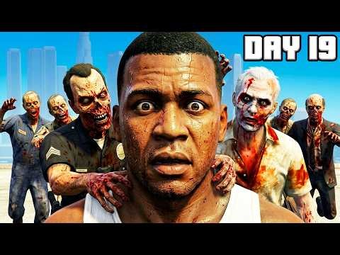I Spent 100 Days In A ZOMBIE APOCALYPSE In GTA 5