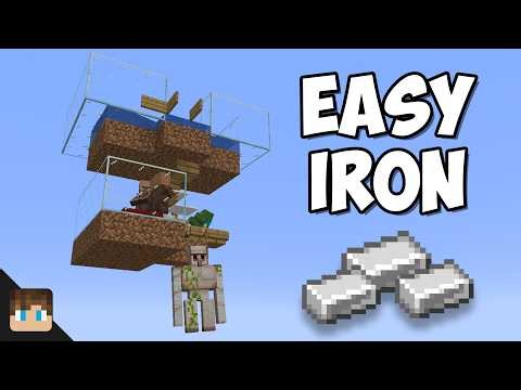 Minecraft Iron Farm Tutorial | EASY & FAST! (26.3+)