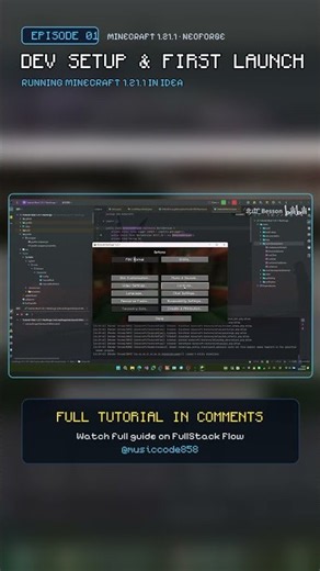 Minecraft 1.21.1 Mod Dev Environment Setup in 40s! #shorts #minecraft