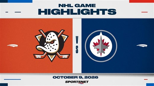 NHL Highlights | Ducks vs. Jets - October 9, 2026