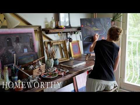 An Artist's Colorful English Home and Garden | House Tour
