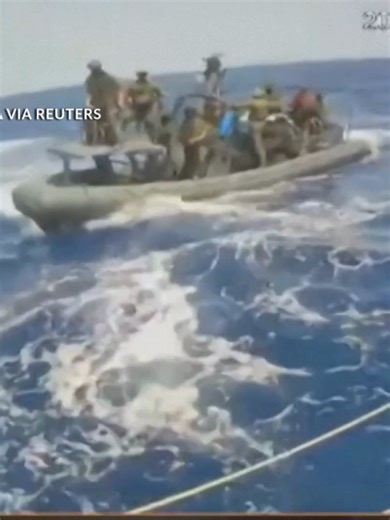 WATCH: An eyewitness video showed on Monday, May 18, Israeli forces boarding and taking control of two more boats in a flotilla aiming to break the Israeli blockade and bring aid to Gaza. Israeli forces have intercepted more than 10 boats on the Global Sumud Flotilla. Organizers said 54 vessels carrying 426 people from 39 countries were in international waters roughly 250 nautical miles (463 km) from Gaza when Israeli forces began intercepting the boats. Earlier on Monday, Israel's foreign minis