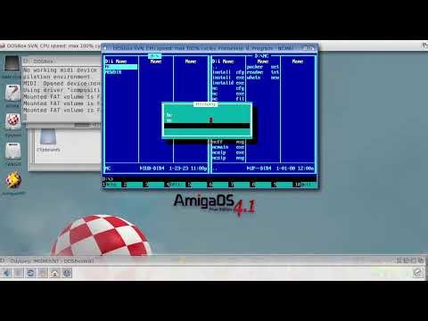 Norton Commander 5.0 [MS-DOS] (1995) Symantec {AmigaOne X1000 DOSBox SVN}