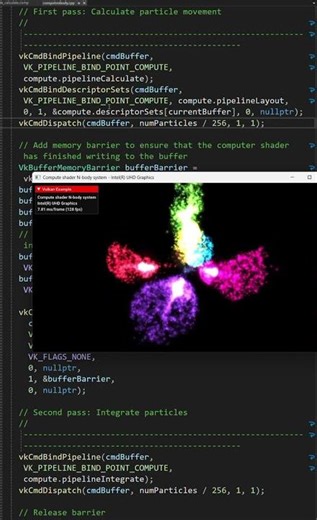 GPU Programming | Calculate vs. Integrate Pipeline PART 2 | computenbody.cpp | Vulkan API