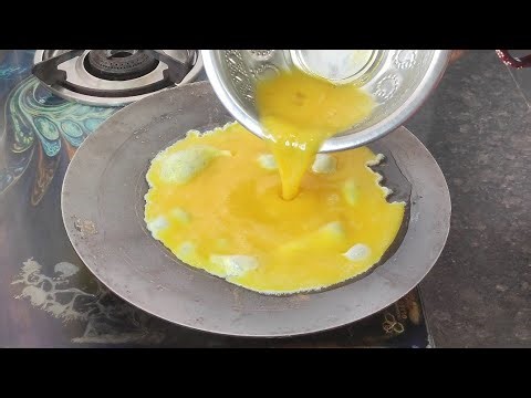 बिना उबाले कच्चे अंडे को तेल में दालकर नये अंदाज मे बनाकर देखिये मेहमान भी पूछेंगे ये कैसे बनाया|Egg