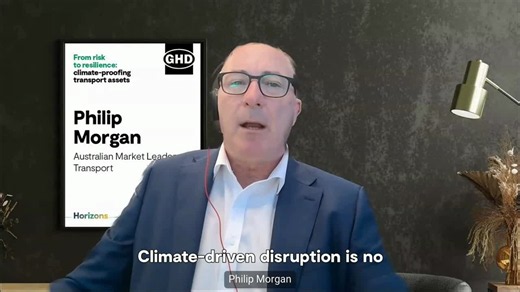 Watch now on demand. From risk to resilience: climate-proofing transport assets. How can transport networks become more resilient in the face of climate change, natural hazards and ageing… | GHD