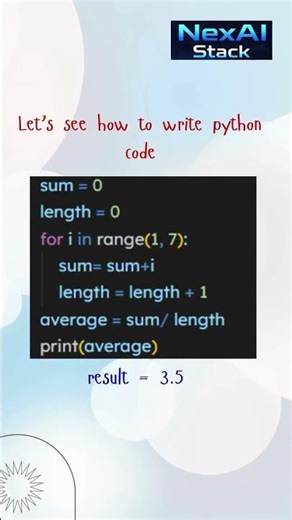 average example in Python #coding #python #strings #list #interviewquestions