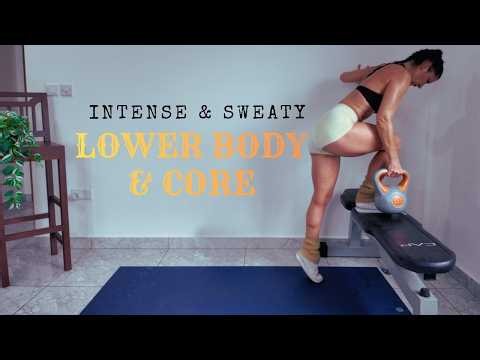 Super Intense & Sweaty Lower Body & Core Workout | Follow Along 💦 | THE WEEKLY WORKOUT #2