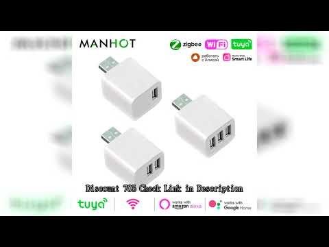 Tuya Smart WiFi/Zigbee Micro USB Adaptor 1-3 Gang 5V Mini USB Power Adaptor Charge Plug Timing Voice