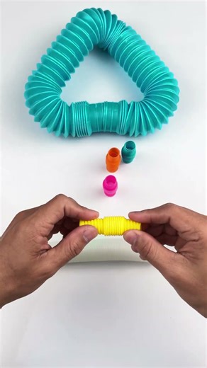 Creating Style Crunchy ASMR POP TUBE #diy #satisfyingvideos #relaxing #oddasmr #poptubesounds #toys