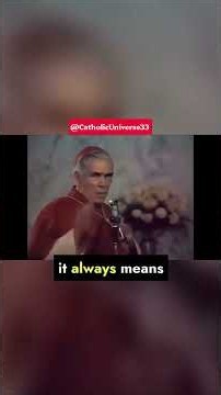 Why Did the Wine Run Out? 🍷 | Blessed Fulton Sheen #catholicshorts #catholicshort