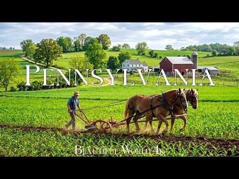 Pennsylvania 4K 🌿 Discover America's Endless Green Highlands