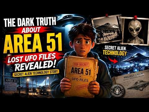The Dark Truth About Area 51 👽 | Lost UFO Files Revealed | Secret Alien Technology Story