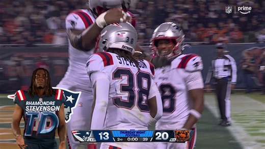 PATS RESPOND RIGHT BACK WITH 6 PTS OF THEIR OWN!!